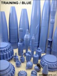 Inert Blue Practice Ordnance, Military Training Aids