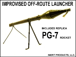 Improvised RPG LAUNCHER and Replica RPG-7 Rocket